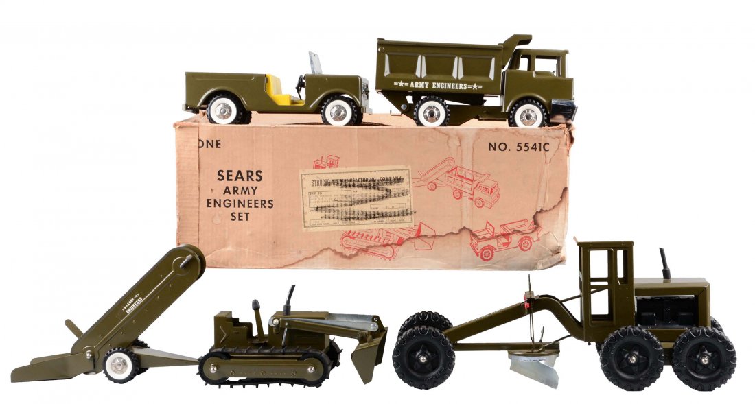 Structo Made for Sears Army Engineers Set No. 554. (1 of 1)