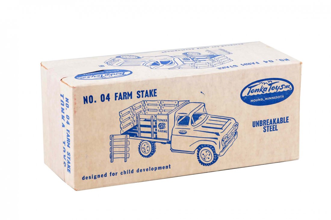 Pressed Steel Tonka Farm Stake Truck. (1 of 4)