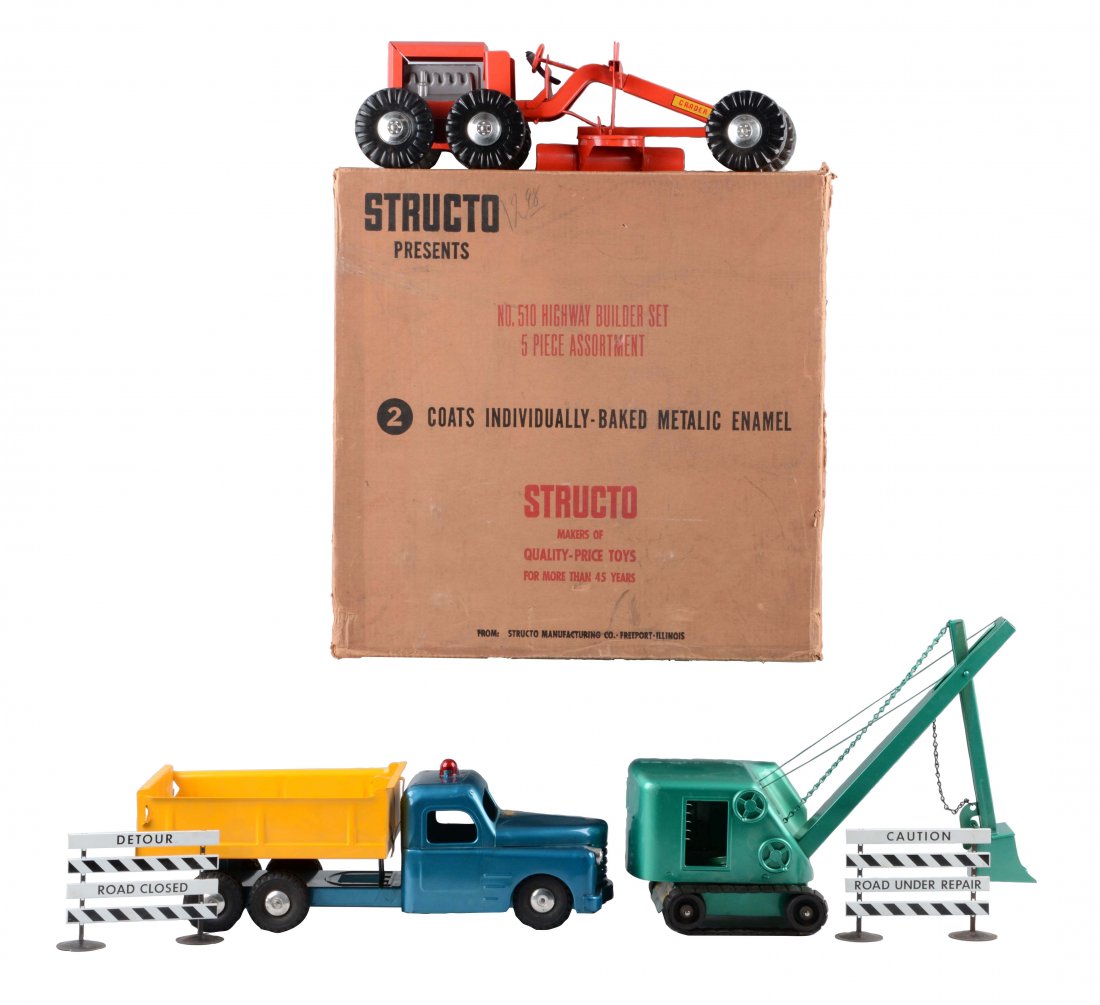Structo No. 510 Highway Builder Set. (1 of 2)