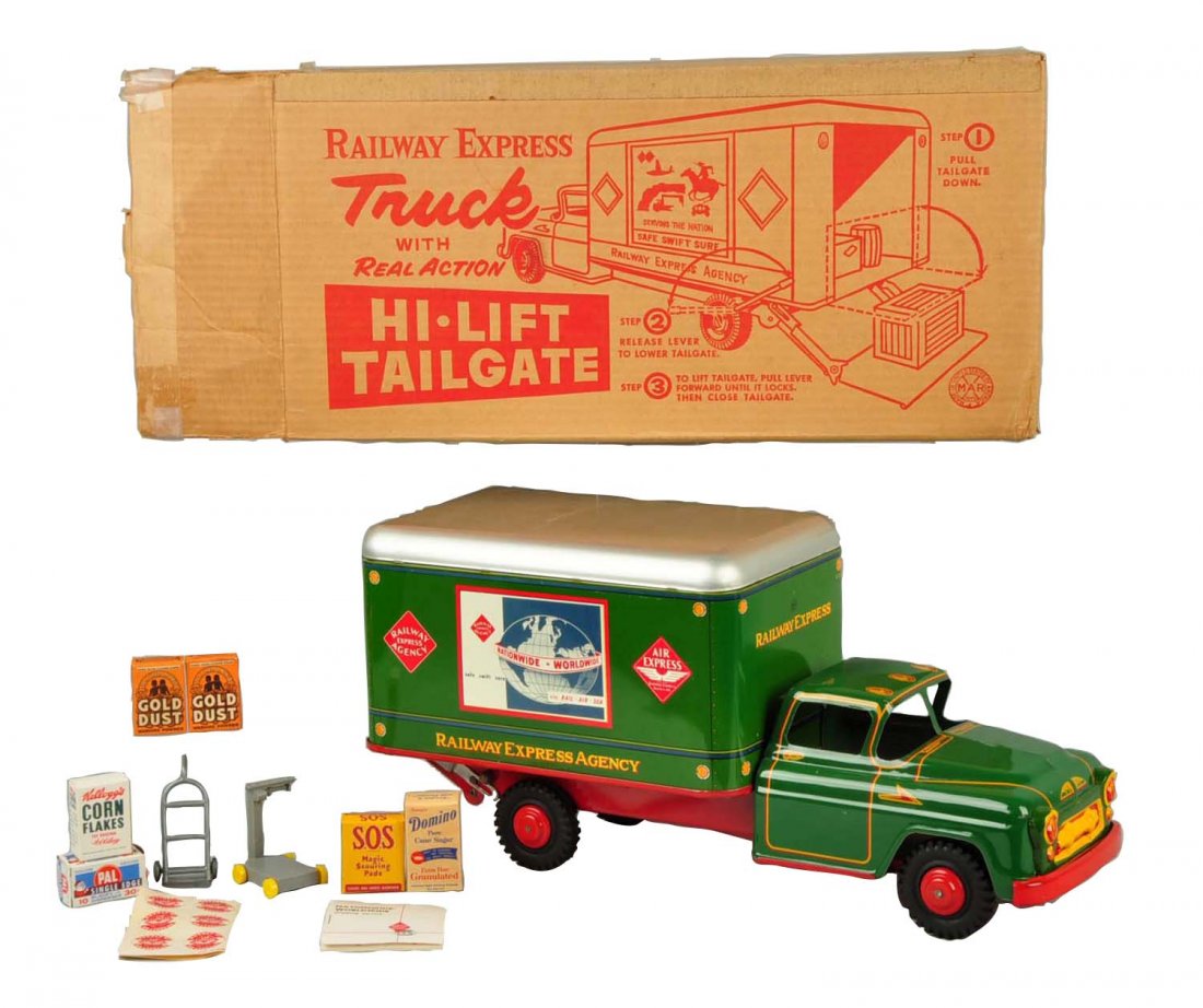 Press Steel Marx Railway Express Agency Truck. (1 of 4)