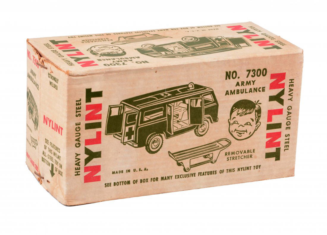 Nylint Ford Econoline Army Ambulance No. 7300. (1 of 4)