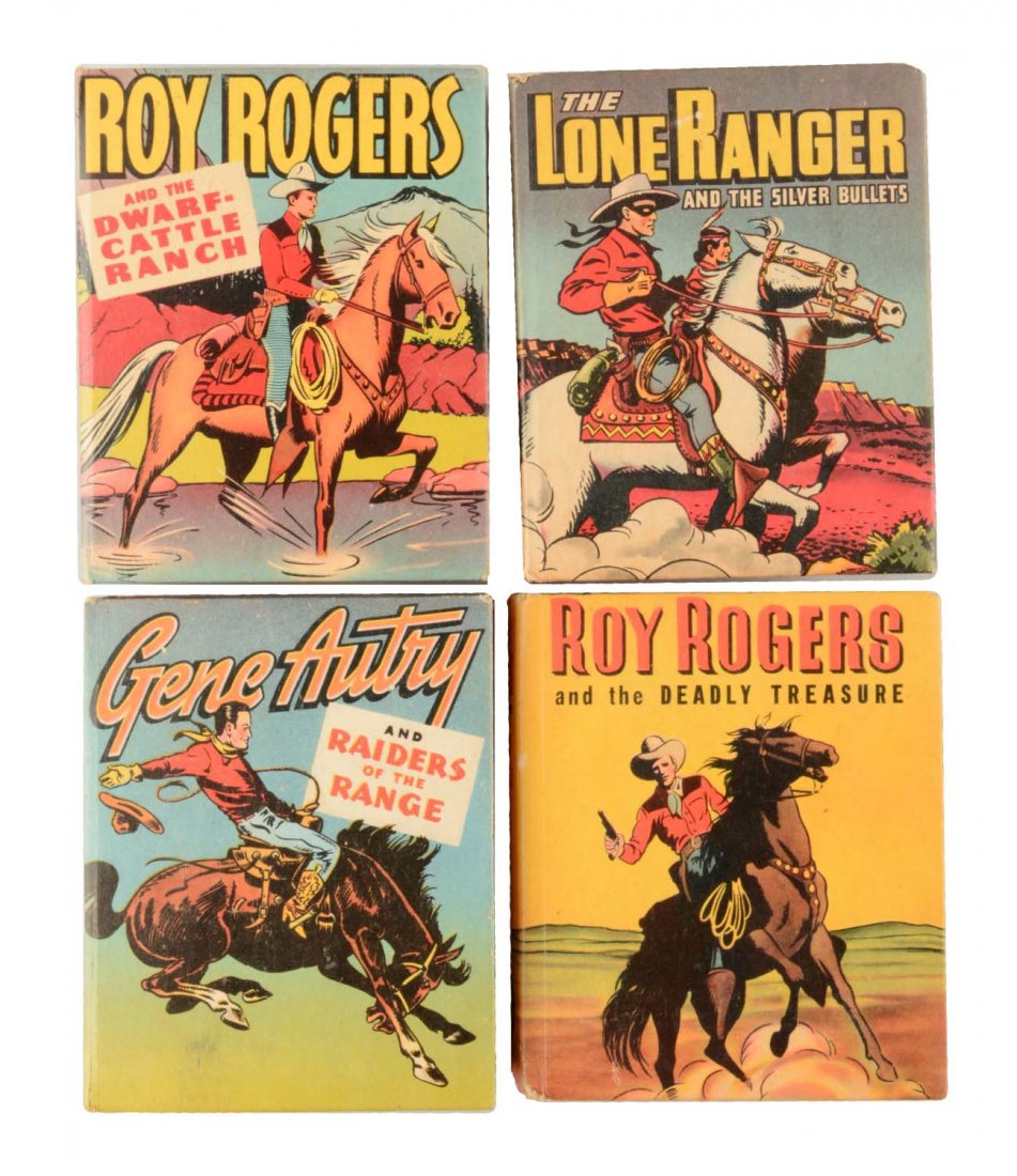Lot Of 4: Cowboy  Big Little Books. (1 of 1)
