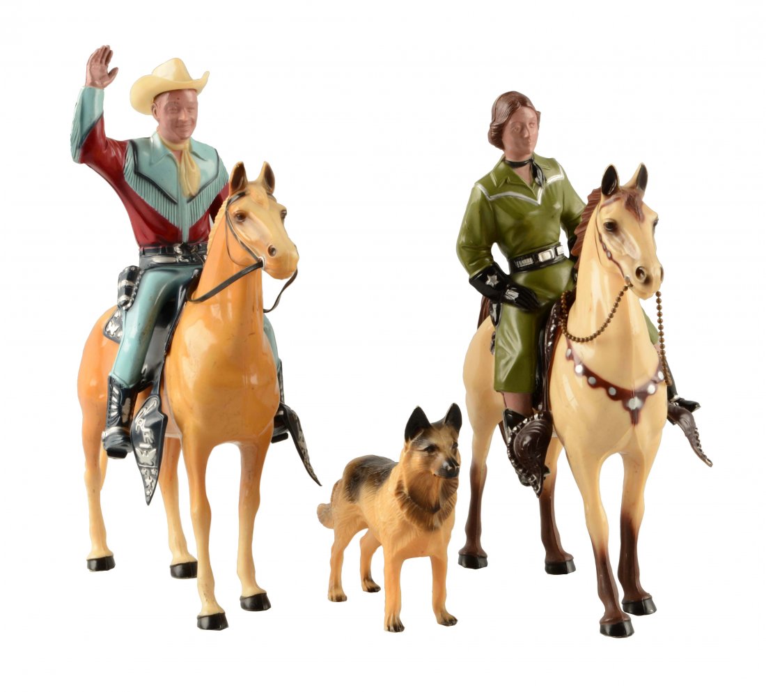 Lot Of 5: Hartland Plastic Roy Rogers & Others. (1 of 1)
