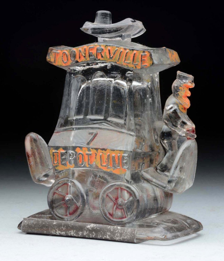 Toonerville Trolley Candy Container. (1 of 2)