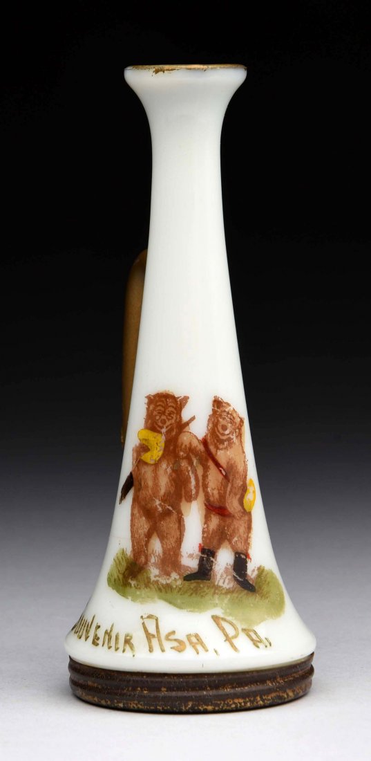 Roosevelt Brown Bear Trumpet Candy Container. (1 of 3)