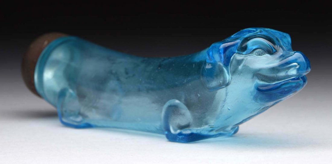 Hot Doggie Glass Candy Container. (1 of 3)