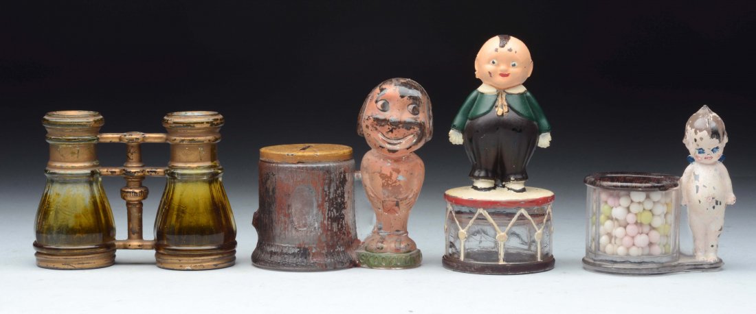 Lot Of 4: Assorted Candy Containers. (1 of 1)