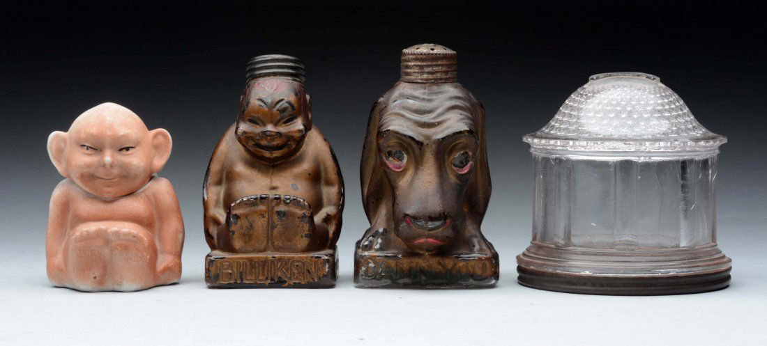 Lot Of 4: Assorted Candy Containers. (1 of 1)