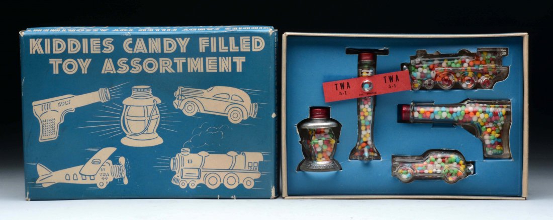 Kiddies Candy Filled Toy Assortment Candy Containers. (1 of 2)