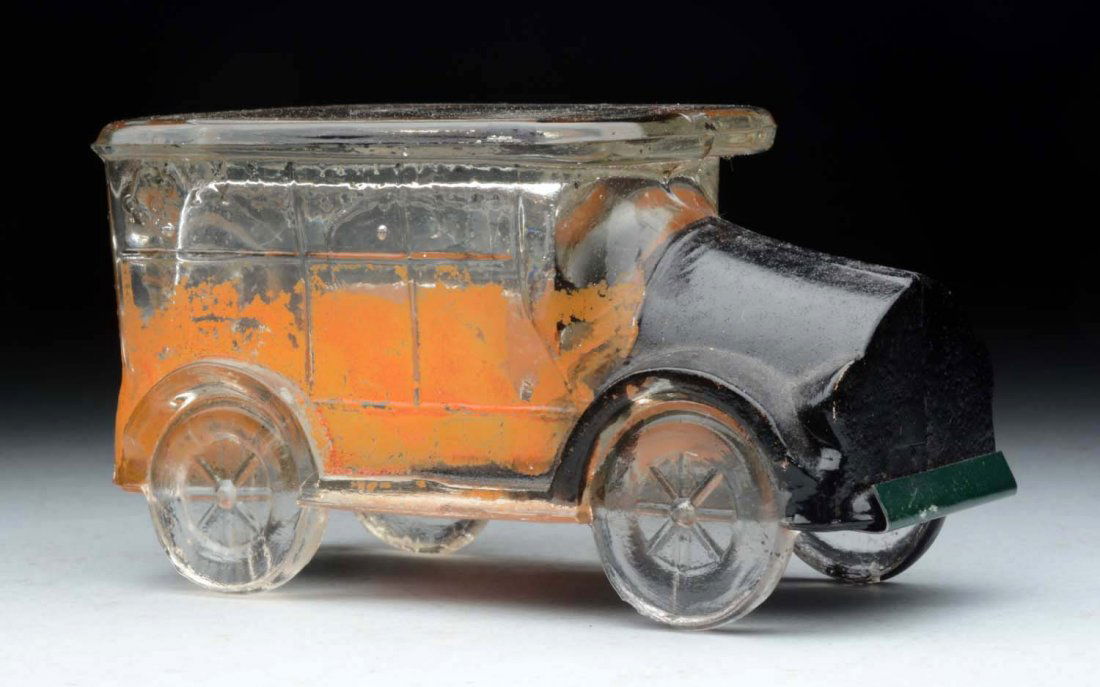 Small Flat Top Hearse Car Candy Container. (1 of 2)