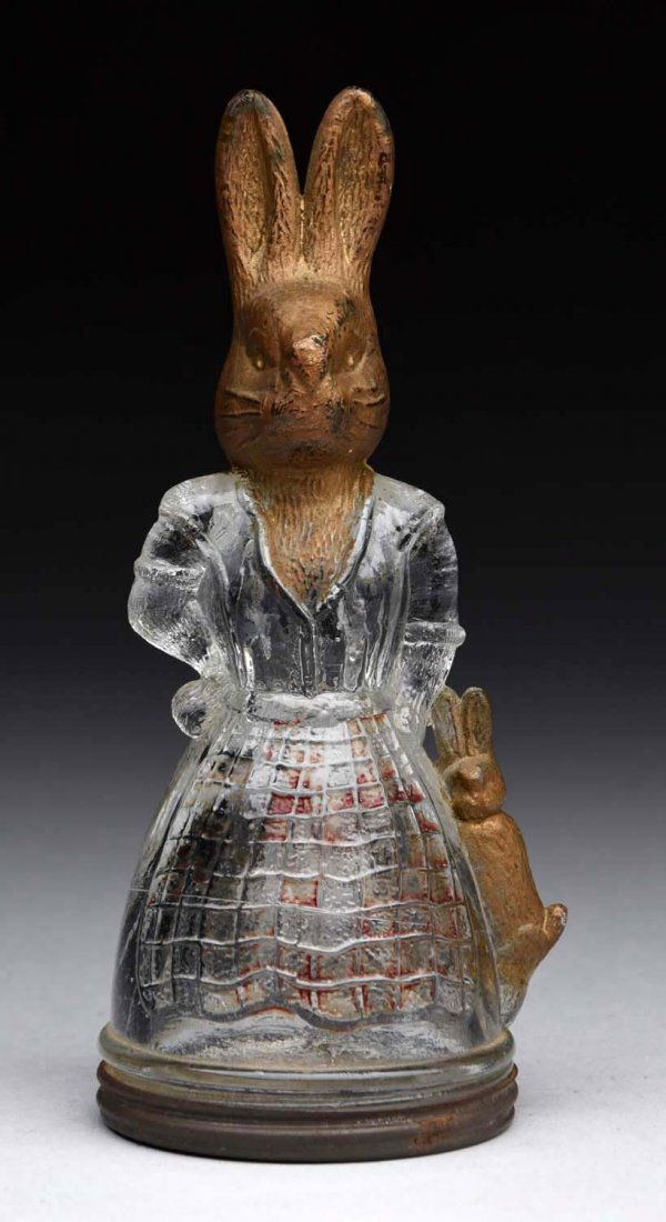 Mother & Daughter Rabbit Candy Container. (1 of 2)