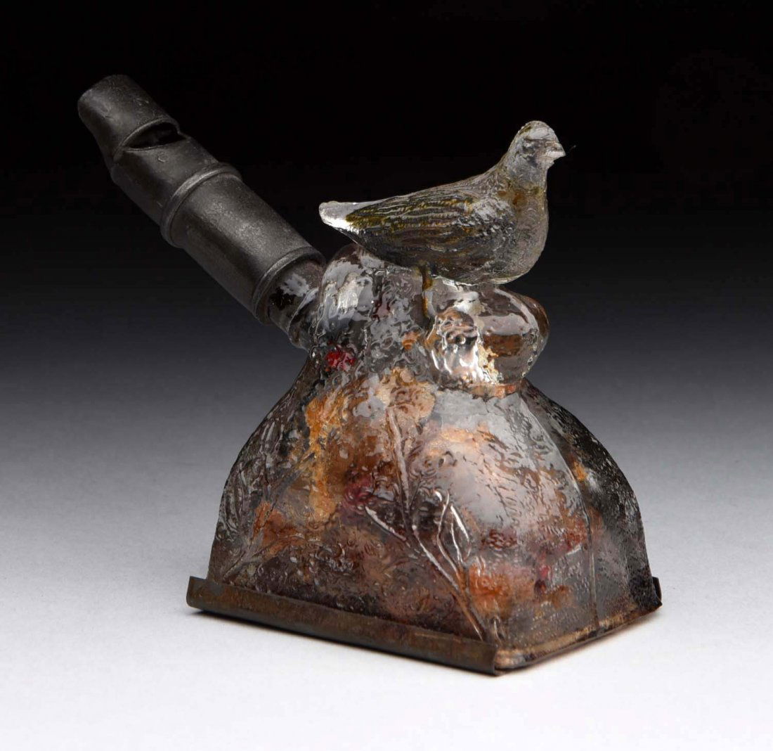 Bird On Mound Candy Container. (1 of 2)