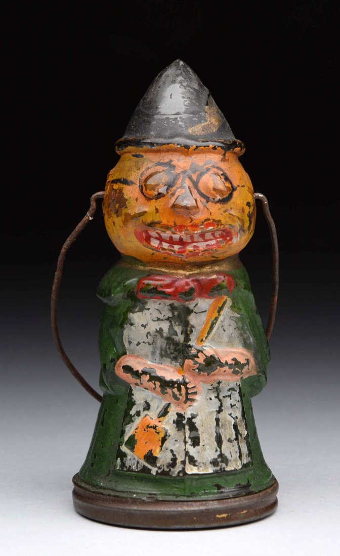 Pumpkin Head Witch Candy Container. (1 of 2)