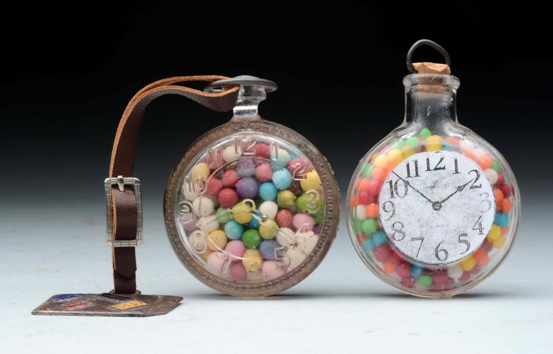 Lot of 2: Pocket Watch Candy Containers. (1 of 1)