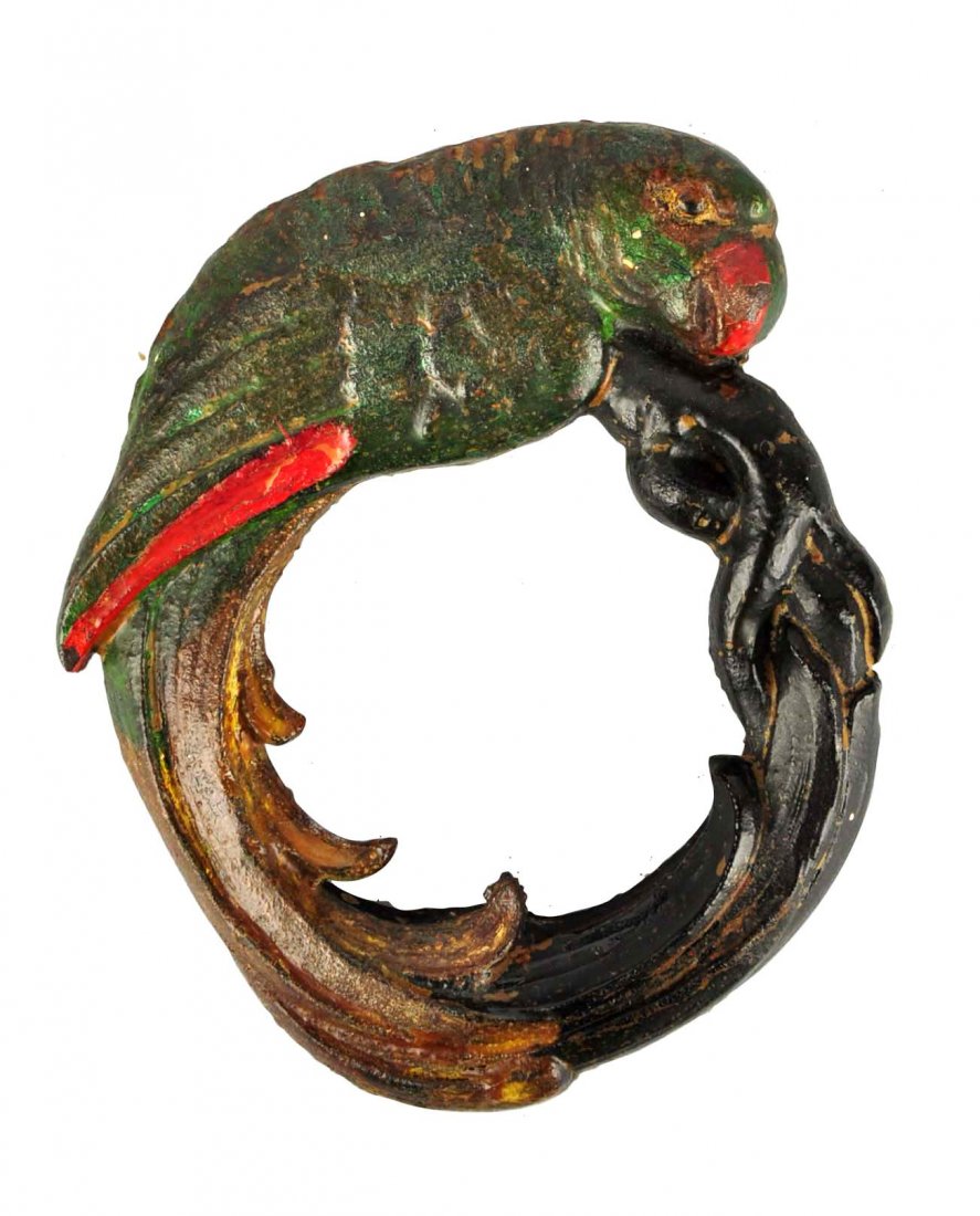 Cast Iron Bird of Paradise Doorknocker. (1 of 2)