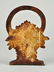 Cast Iron Mixed Flower Basket Doorstop. - 2