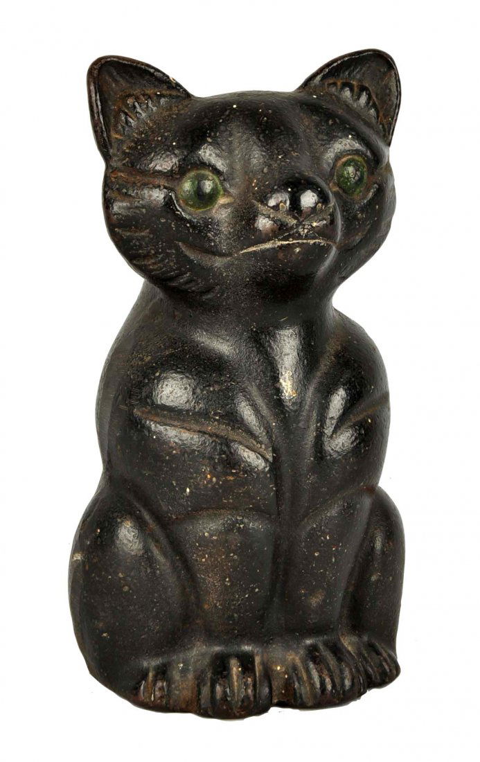 Cast Iron Fat Cat Doorstop. (1 of 4)