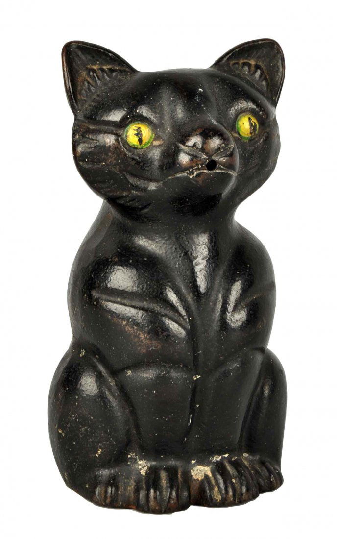 Cast Iron Fat Cat Stringholder. (1 of 4)
