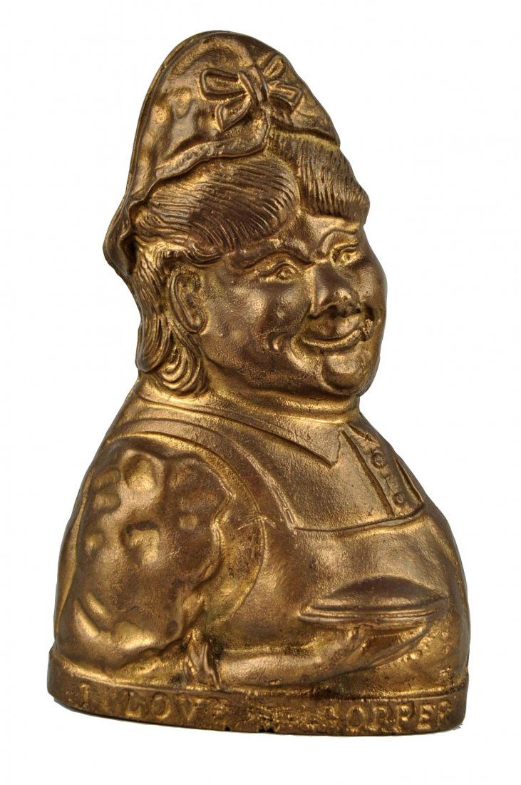 I Love a Copper Brass Still Bank. (1 of 3)