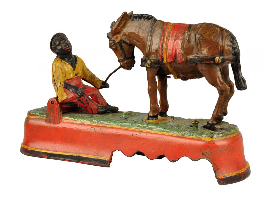 I Always Did 'Spise a Mule Mechanical Bank. (1 of 5)