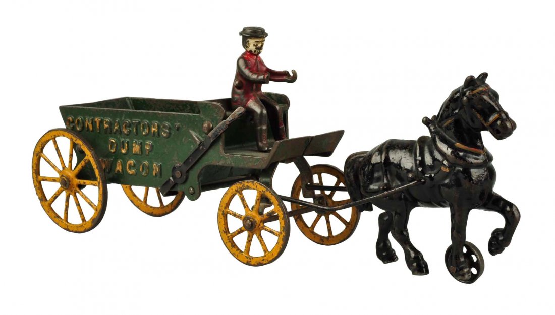 Kenton Cast Iron Contractor's Dump Wagon. (1 of 3)