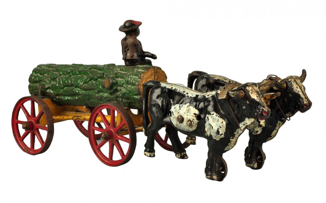 Kenton Cast Iron Ox Driven Log Cart.. (1 of 4)