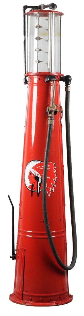 G&B #176 Five Gallon Visible Gas Pump. (1 of 6)