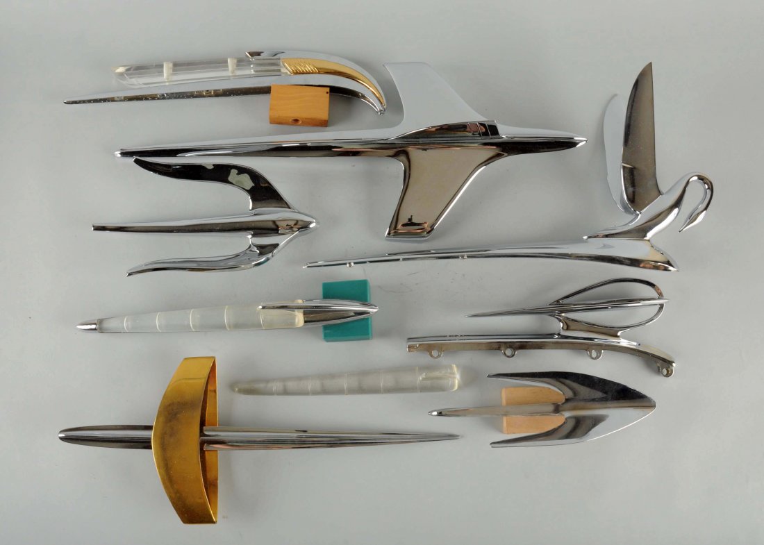 Lot of 7: Studebaker & Packard Hood Ornates. (1 of 1)