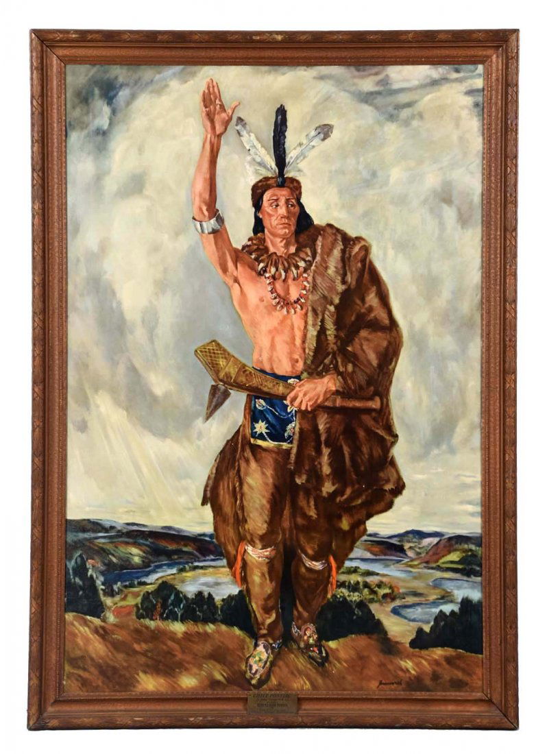 Chief Pontiac Show Room Poster. (1 of 2)