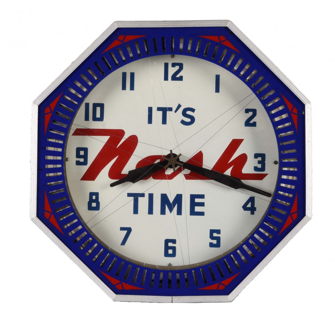 It's Nash Time Neon Clock, Restored. (1 of 2)