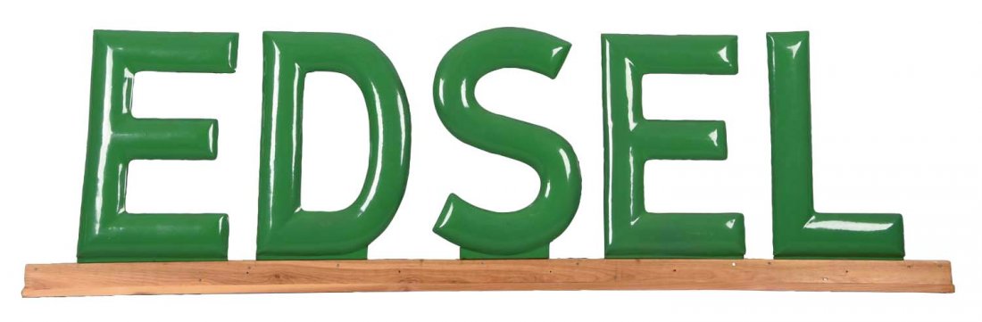 EDSEL Porcelain Letters. (1 of 1)