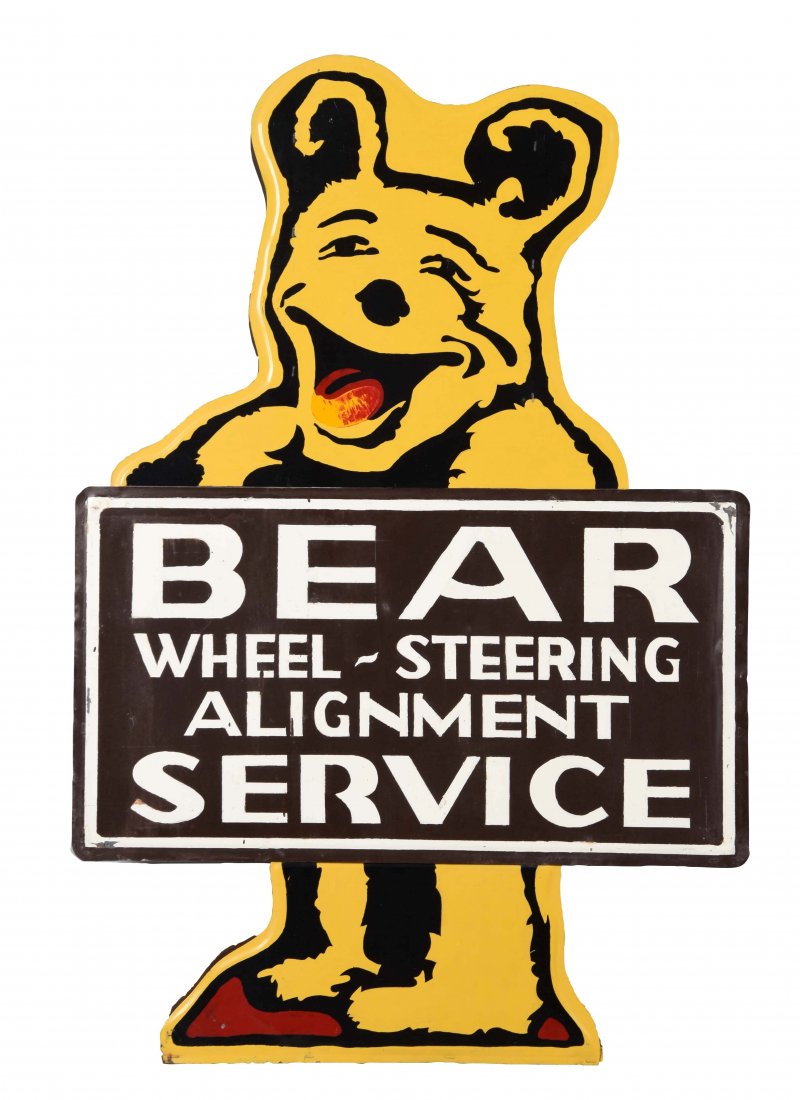 Bear Alignment Tin Sign.