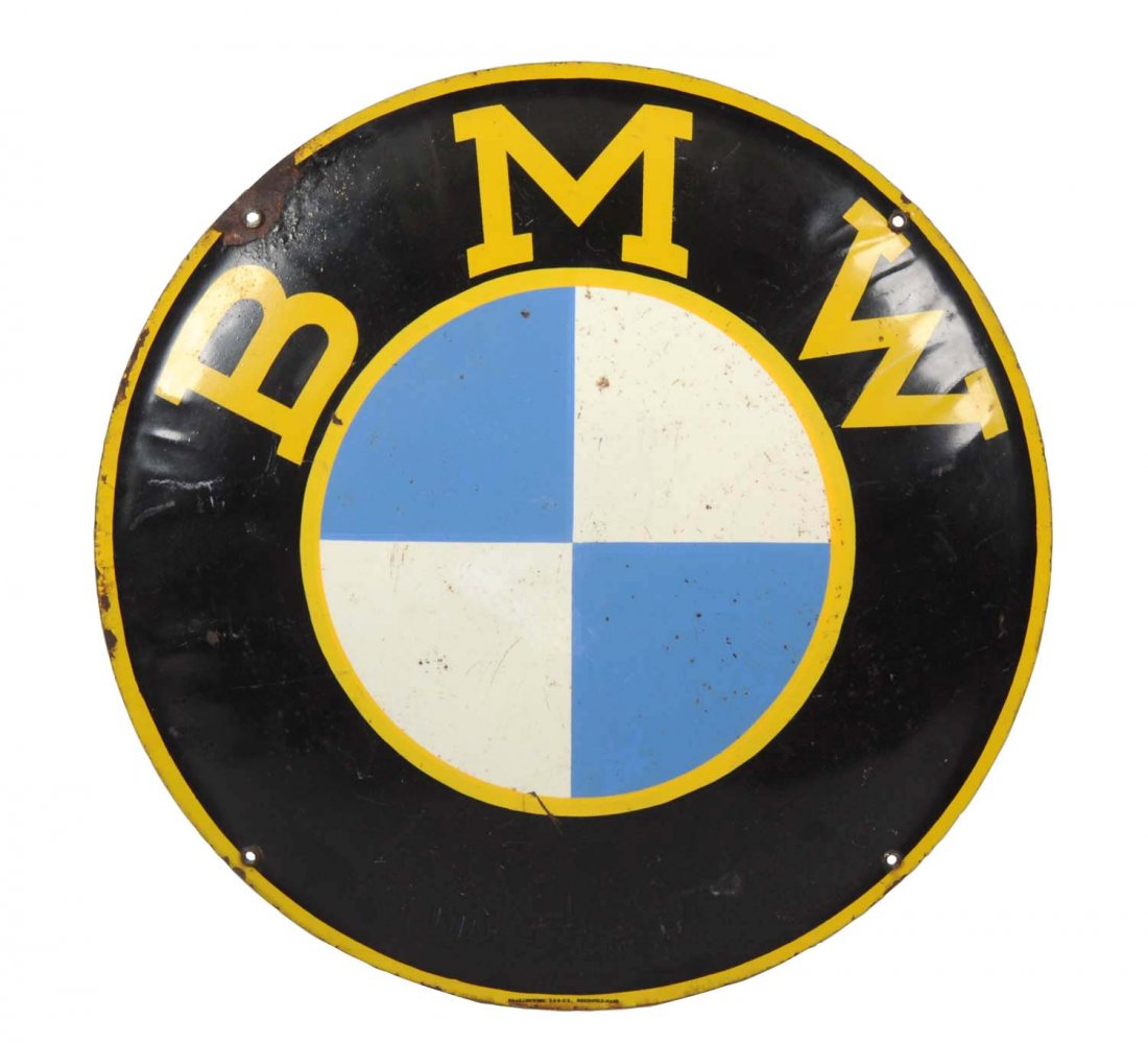 BMW (auto) Convexed Tin Sign. (1 of 1)