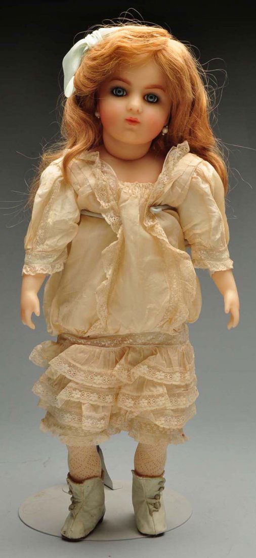 21" Wax Blue Jane Doll. (1 of 2)