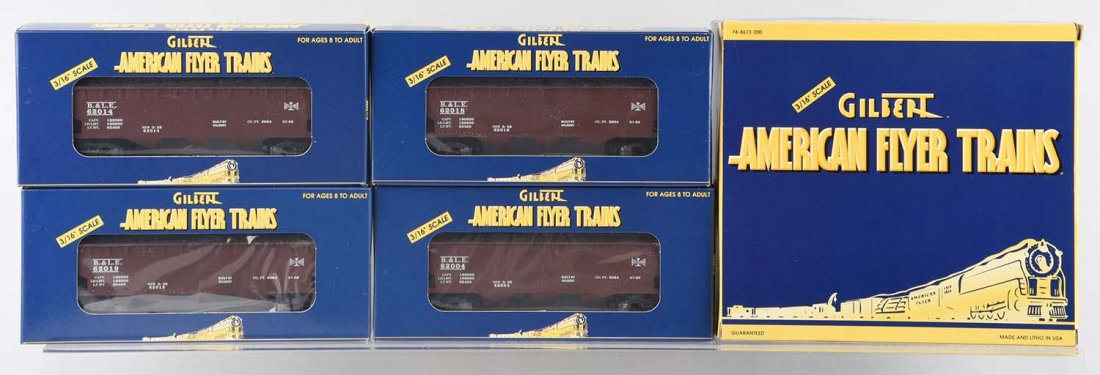 Lot of 4: American Flyer No. 48613 B. & L.E. Hopper: Like new in the original box.