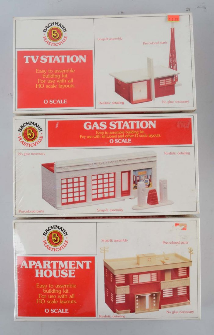 Lot of 24: Plasticville TV Stations. (1 of 2)