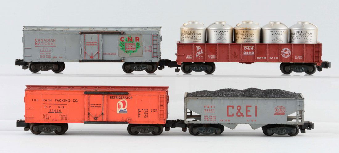 Lot of 4 American Flyer Freight Cards. (1 of 1)