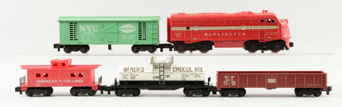 Lot of 5: American Flyer Rocket Set. (1 of 1)