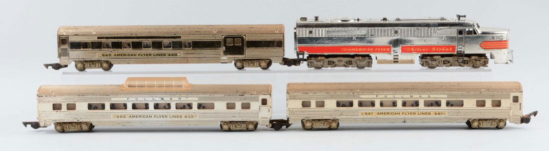 American Flyer Silver Streak Passenger Set. (1 of 1)