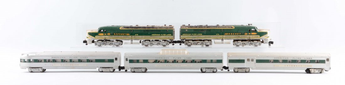 Lot of 5: American Flyer Rocket Passenger Set. (1 of 1)