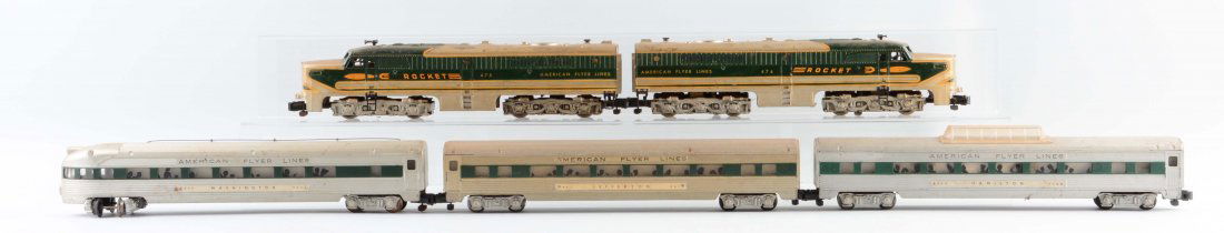 Lot of 5: American Flyer Rocket Passenger Set. (1 of 1)