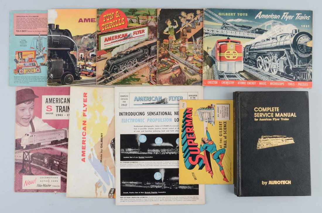 Lot of American Flyer Catalogs & Service Manual. (1 of 1)