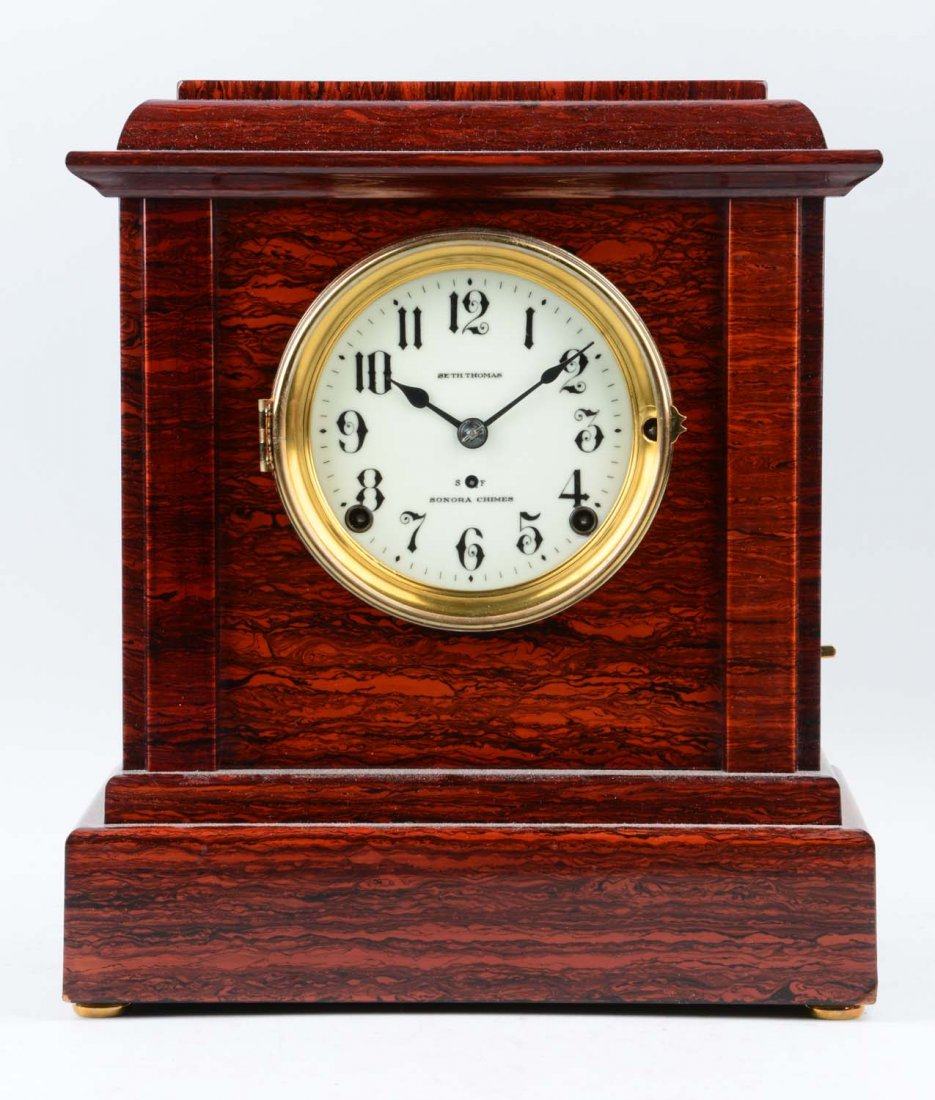 Seth Thomas 4 Bell Sonora Chimes Mantle Clock (1 of 1)