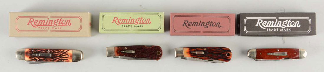 Lot Of 4: Remington U.M.C. Modern Folders. (1 of 1)