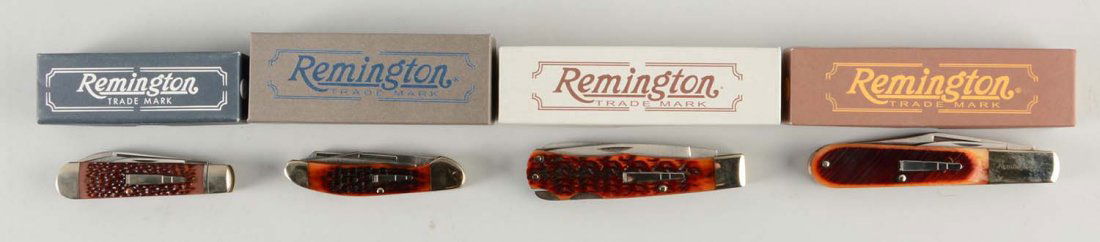 Lot Of 4: Remington U.M.C. Modern Folders. (1 of 1)