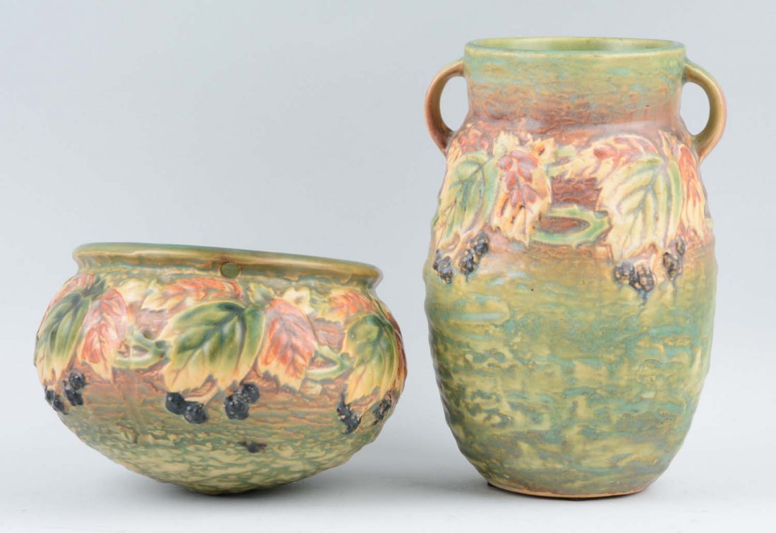 Lot Of 2: Roseville Blackberry Wares (1 of 2)