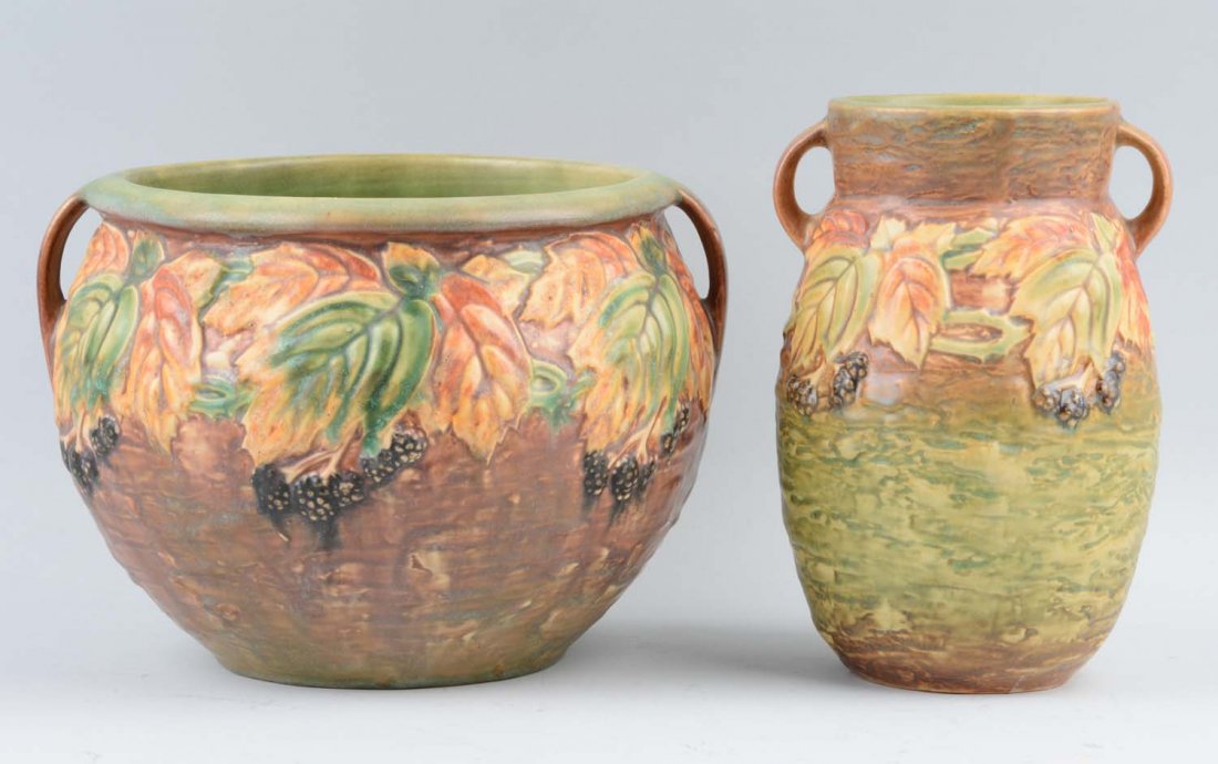 Lot Of 2: Roseville Blackberry Wares (1 of 2)