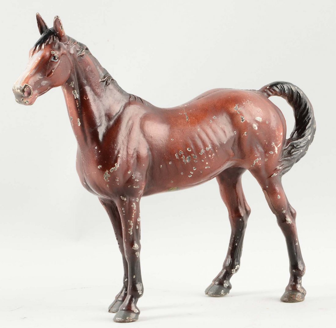 Cast Iron Horse Doorstop. (1 of 1)