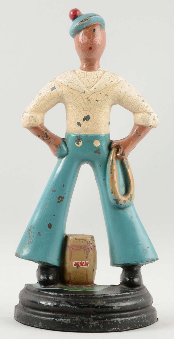Cast Iron Sailor Doorstop. (1 of 1)