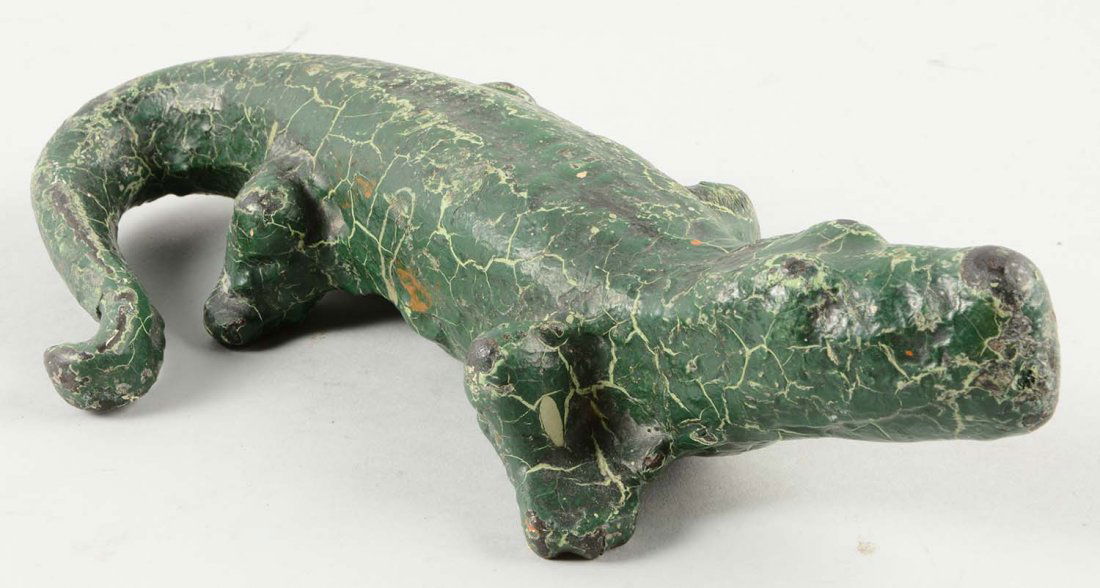 Cast Iron Alligator w/ Head Up Doorstop. (1 of 1)